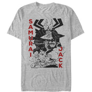 Men's Samurai Jack Scaramouche Scene  Adult T-Shirt