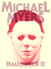 Men's Halloween II Michael Myers Mask Sequel  Adult T-Shirt