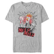 Men's The Muppets Beaker Meep  Adult T-Shirt