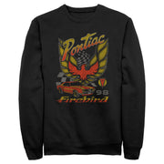 Men's General Motors Retro Pontiac Firebird Logo  Adult Sweatshirt