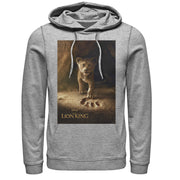 Men's Lion King Simba Paw Movie Poster  Adult Pull Over Hoodie