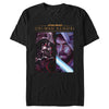 Men's Star Wars: Obi-Wan Kenobi Darth Vader vs Kenobi Artistic Panel Portrait  Adult T-Shirt