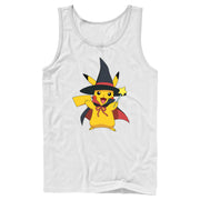 Men's Pokemon Halloween Pikachu Magic Wand  Adult Tank Top