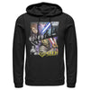 Men's Star Wars: The Clone Wars Jedi & Sith Panels  Adult Pull Over Hoodie