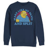 Men's The Simpsons Make Like my Pants and Split  Adult Sweatshirt