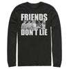 Men's Stranger Things Friends Don't Lie Character Pose  Adult Long Sleeve Shirt