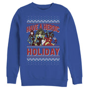 Men's Marvel Heroic Holiday Girl Power  Adult Sweatshirt