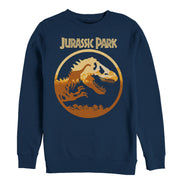 Men's Jurassic Park T. Rex Sunset Silhouette  Adult Sweatshirt