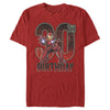 Men's Marvel Iron Man 30th Birthday Action Pose  Adult T-Shirt