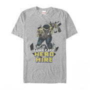 Men's Marvel Luke Cage Hero For Hire  Adult T-Shirt