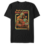 Men's Star Wars: The Book of Boba Fett Retro Portrait  Adult T-Shirt