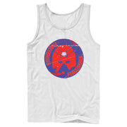 Men's Peacemaker Red Helmet  Adult Tank Top