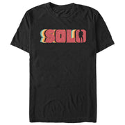 Men's Solo: A Star Wars Story Retro Solo Name  Adult T-Shirt