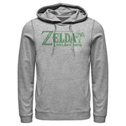 Men's Nintendo Legend of Zelda Link's Awakening Palm Logo  Adult Pull Over Hoodie