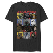 Men's Star Wars Comic Strip Cartoon Group  Adult T-Shirt