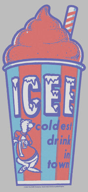 Men's ICEE Coldest Drink in Town Retro  Adult T-Shirt