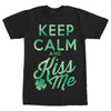 Men's Lost Gods St. Patrick's Day Keep Calm and Kiss Me  Adult T-Shirt