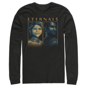 Men's Marvel Eternals Sprite and Kingo  Adult Long Sleeve Shirt