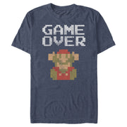 Men's Nintendo Mario Game Over  Adult T-Shirt