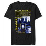 Men's Harry Potter Life is Better at Hogwarts  Adult T-Shirt