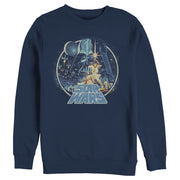 Men's Star Wars Classic Scene Circle  Adult Sweatshirt