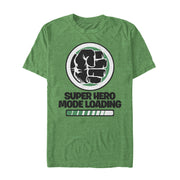 Men's Marvel Hulk Hero Mode Loading  Adult T-Shirt