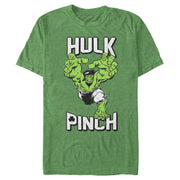 Men's Marvel Hulk Pinch St. Patrick's  Adult T-Shirt