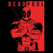 Men's Marvel Deadpool Crossed Arms  Adult Pull Over Hoodie