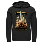 Men's Star Wars The High Republic Jedi For Light and Life  Adult Pull Over Hoodie