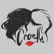 Men's Cruella Red Lips Logo  Adult Sweatshirt