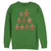 Men's Marvel Christmas Gingerbread Cookie Tree  Adult Sweatshirt