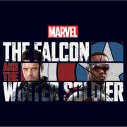 Men's Marvel The Falcon and the Winter Soldier Photo Logo  Adult T-Shirt