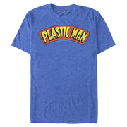 Men's Justice League Plastic Man Logo  Adult T-Shirt