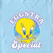 Men's Looney Tunes Easter Eggstar Special Tweety  Adult T-Shirt