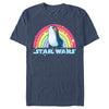 Men's Star Wars The Last Jedi Porg Pride Rainbow Logo  Adult T-Shirt