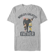 Men's Despicable Me World's Greatest Father  Adult T-Shirt