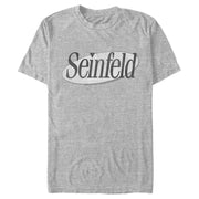 Men's Seinfeld Black and White Logo  Adult T-Shirt