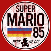 Men's Nintendo Super Mario Retro Rainbow Ring  Adult Tank Top