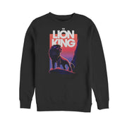 Men's Lion King Majestic Simba Pose  Adult Sweatshirt