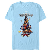 Men's Kingdom Hearts Coded Box Art  Adult T-Shirt