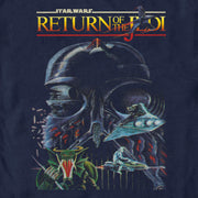 Men's Star Wars: Return of the Jedi Return of the Jedi Darth Vader Retro Poster  Adult T-Shirt