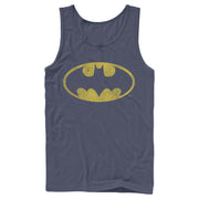 Men's Batman Logo Retro Caped Crusader  Adult Tank Top