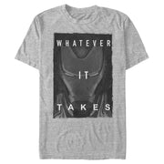 Men's Marvel Avengers: Endgame Iron Man Whatever It Takes  Adult T-Shirt