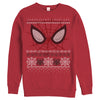 Men's Marvel Ugly Christmas Spider-Man Mask  Adult Sweatshirt