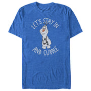 Men's Frozen Olaf Cuddle  Adult T-Shirt