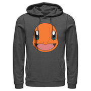 Men's Pokemon Charmander Smile  Adult Pull Over Hoodie