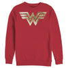 Men's Wonder Woman 1984 Metallic Logo  Adult Sweatshirt