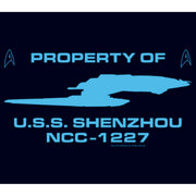 Men's Star Trek: Discovery Property of Shenzhou NCC-1227  Adult T-Shirt