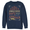 Men's Jungle Cruise World Famous Retro Logo  Adult Sweatshirt