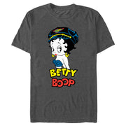 Men's Betty Boop Leopard Top Betty  Adult T-Shirt